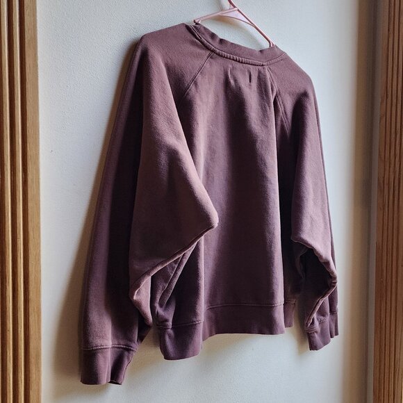 Old Navy Mauve Cropped Batwing Sweatshirt Size Large - Picture 10 of 14